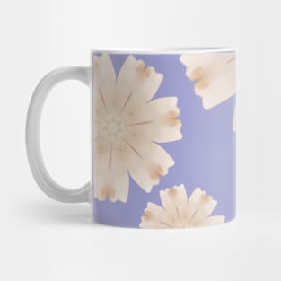 Peri Purple Floral Abstract Mug